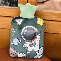 Autumn And Winter New Star Outer Space Astronauts Cartoon Hot Water Injection Bag High Density Pvc Hot Water Bag Factory Wholesale sku image 2