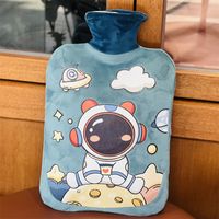 Autumn And Winter New Star Outer Space Astronauts Cartoon Hot Water Injection Bag High Density Pvc Hot Water Bag Factory Wholesale sku image 3