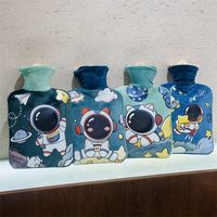 Autumn And Winter New Star Outer Space Astronauts Cartoon Hot Water Injection Bag High Density Pvc Hot Water Bag Factory Wholesale main image 2