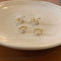 Glam Butterfly Alloy Plating Artificial Diamond Women's Ear Clips 1 Pair main image 2