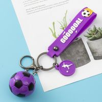 Fashion Letter Football Pvc Unisex Bag Pendant Keychain 1 Piece sku image 24