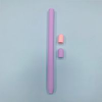 Applicable To  Touchscreen Stylus  Pencil One Or Two Generation Pen Protective Case Contrast Color Upgraded Silicone Case Pen Sleeve main image 2