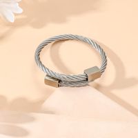 Fashion The Answer Stainless Steel Bangle 1 Piece main image 4