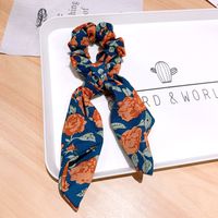 Scrunchies De Pelo De Perlas Con Lazo Floral Coreano sku image 1