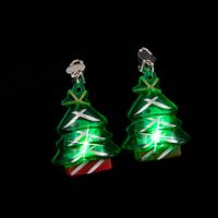 Christmas Simple Style Christmas Tree Plastic Festival Earrings 1 Pair sku image 12