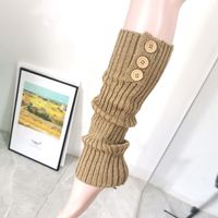 Women's Japanese Style Solid Color Polyacrylonitrile Fiber Jacquard Over The Knee Socks A Pair sku image 7