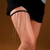 Simple Style Star Butterfly Alloy Inlay Rhinestones Women's Leg Chain Body Chain 1 Piece sku image 8