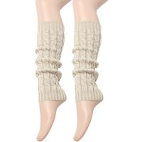 Casual Solid Color Acrylic Jacquard Socks Over The Knee Socks sku image 15