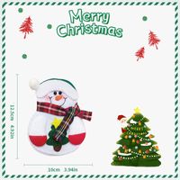 عيد الميلاد موضة قبعة عيد الميلاد بابا نويل الرجل الثلجي محبوكة حزب، حفلة حقيبة أدوات المائدة 1 قطعة sku image 3