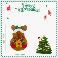 Christmas Fashion Christmas Hat Santa Claus Snowman Nonwoven Party Cutlery Bag 1 Piece sku image 5
