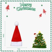 Christmas Fashion Christmas Hat Santa Claus Snowman Nonwoven Party Cutlery Bag 1 Piece sku image 1