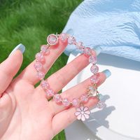 Fashion Flower Crystal Polishing Women's Bracelets 1 Piece main image 3