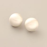 Simple Style Round Copper Gold Plated Ear Clips Ear Studs 1 Pair sku image 4