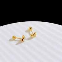 Fashion Butterfly Copper Plating Ear Studs 1 Pair sku image 2