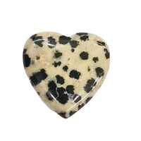 1 Piece Natural Stone Marble Stripe Heart Shape sku image 5