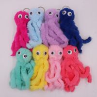 Cute Octopus Alloy Sewing Unisex Keychain 1 Piece sku image 1