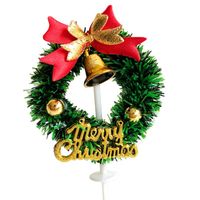 Christmas Letter Bow Knot Plastic Party Decorative Props 1 Piece sku image 6
