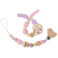 Cute Color Block Feather Baby Accessories sku image 9