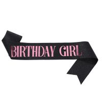 Birthday Letter Glitter Cloth Party Costume Props 1 Piece sku image 26