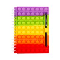 Kreative Student Bunte Quadratische Mode Silikon Spule Binder Buch main image 4