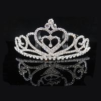 Princess Crown Rhinestone Copper Crown 1 Piece main image 3