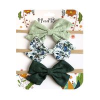 Fashion Flower Bow Knot Cloth Hair Band 1 Set sku image 42