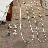 Mode Wassertropfen Kupfer Perle Überzug Halskette Mit Anhänger 1 Stück main image 4