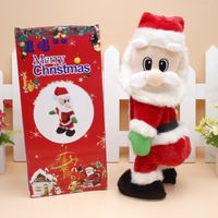 Weihnachten Retro Weihnachtsmann Kunststoff Tuch Gruppe Ornamente 1 Stück main image 1