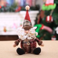 Christmas Cute Santa Claus Snowman Cloth Party Decorative Props main image 3