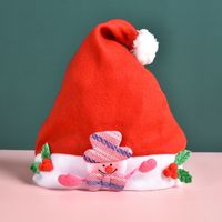 Weihnachten Cartoon-stil Süß Tragen Schneemann Tuch Innen Familientreffen Weihnachtsmütze sku image 2