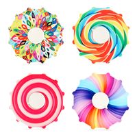 Creative Fashion Double-sided Colorful Fidget Spinner Stress Relief Toy main image 5