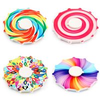 Creative Fashion Double-sided Colorful Fidget Spinner Stress Relief Toy main image 2