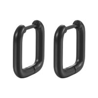 Simple Style Square Titanium Steel Plating Earrings 1 Pair sku image 8