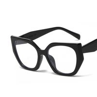 Fashion Solid Color Ac Uv Protection Square Full Frame Optical Glasses sku image 1