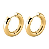 Fashion Solid Color Stainless Steel Plating Earrings 1 Piece sku image 22