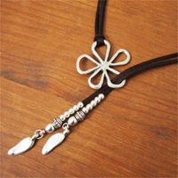 Fashion Flower Alloy Plating Hollow Out Women's Pendant Necklace 1 Piece main image 2