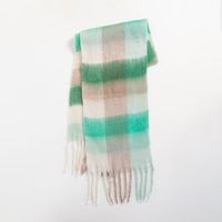 Women's Sweet Color Block Polyester Scarf sku image 3