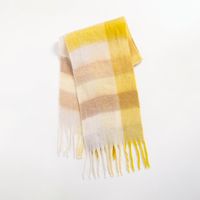 Women's Sweet Color Block Polyester Scarf sku image 7