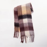 Women's Sweet Color Block Polyester Scarf sku image 10