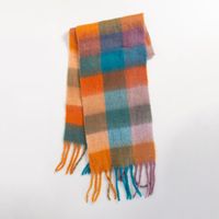 Women's Sweet Color Block Polyester Scarf sku image 14