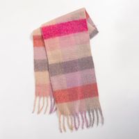 Women's Sweet Color Block Polyester Scarf sku image 15
