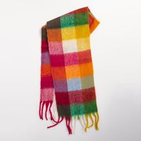 Women's Sweet Color Block Polyester Scarf sku image 18