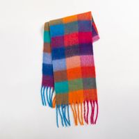 Women's Sweet Color Block Polyester Scarf sku image 5