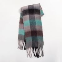 Women's Sweet Color Block Polyester Scarf sku image 13
