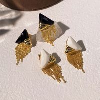 Fashion Triangle Alloy Plating Women's Ear Studs 1 Pair main image 1