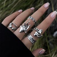 Fashion Geometric Alloy Unisex Rings 1 Set sku image 1