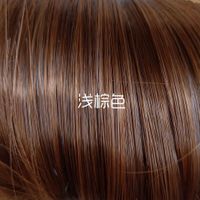 Women's Fashion Street High Temperature Wire Air Bangs Long Straight Hair Wigs sku image 5