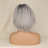 Unisex Simple Style Holiday High Temperature Wire Centre Parting Long Straight Hair Wigs main image 2