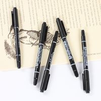 Fashion Double-headed Hook Line Blank Painting Pen 1 Piece main image 4