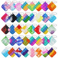 Fashion Square Silica Gel Unisex Bag Pendant Keychain 1 Piece sku image 16